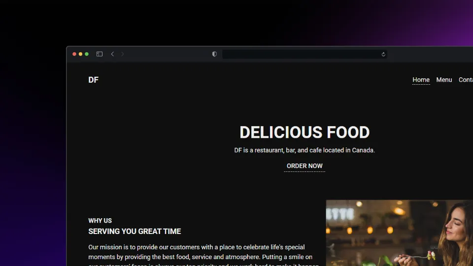 Delicious Food App Demo